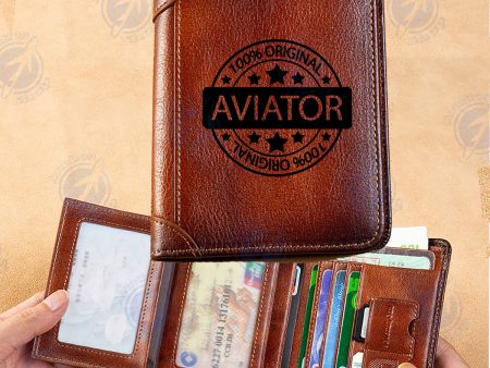 100 Original Aviator Designed Leather Wallets Sale