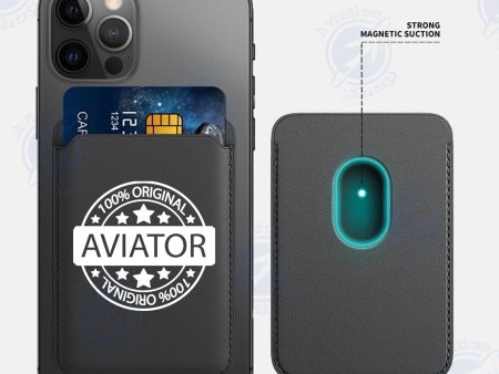 %100 Original Aviator iPhone Cases Magnetic Card Wallet on Sale