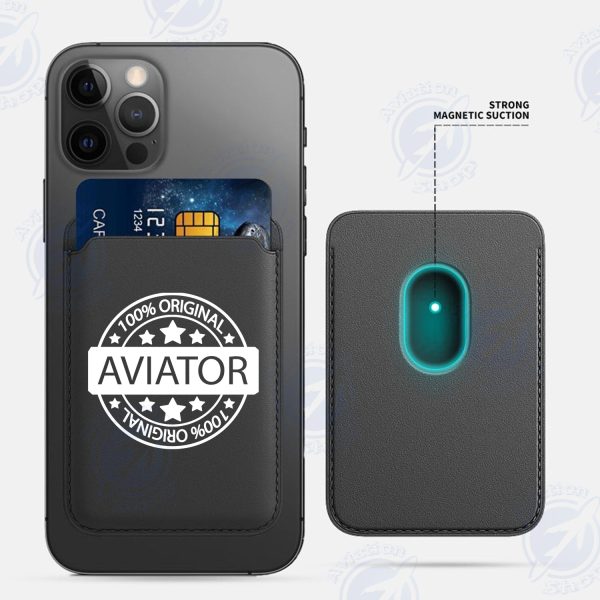 %100 Original Aviator iPhone Cases Magnetic Card Wallet on Sale