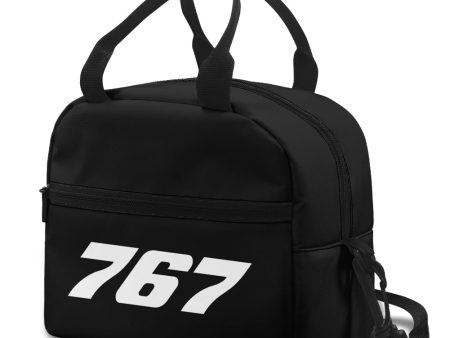 767 Flat Text Designed Lunch Bags Sale