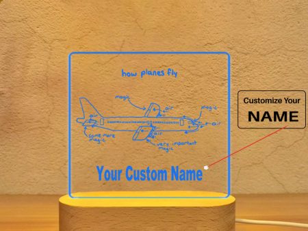 How Planes Fly Designed Night Lamp Online Sale