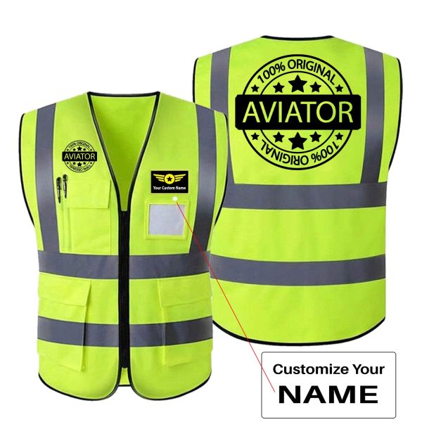 100 Original Aviator Designed Reflective Vests Online Hot Sale