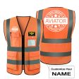 100 Original Aviator Designed Reflective Vests Online Hot Sale