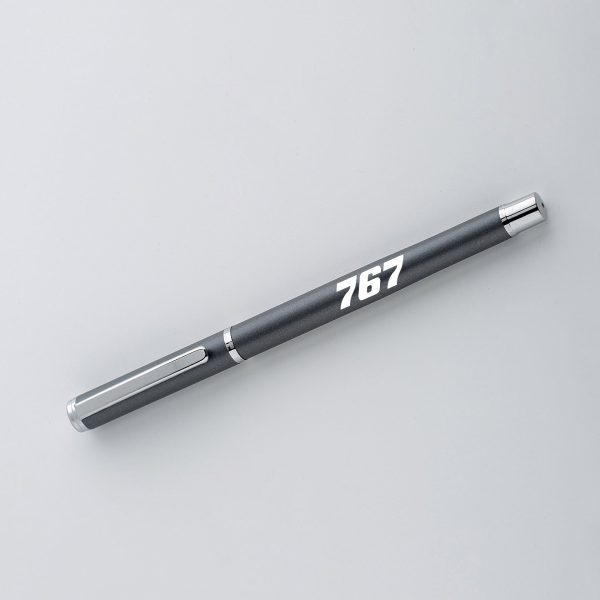 767 Flat Text Designed Ballpens on Sale