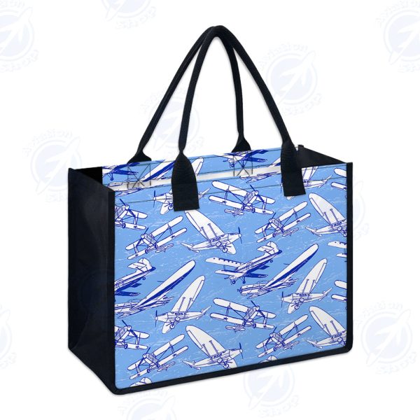 Retro & Vintage Airplanes Designed Special Canvas Bags For Cheap