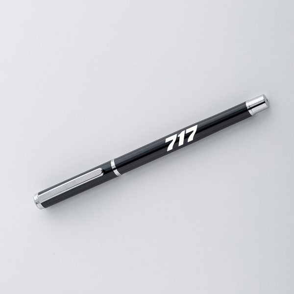 717 Flat Text Designed Ballpens Hot on Sale