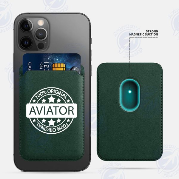 %100 Original Aviator iPhone Cases Magnetic Card Wallet on Sale