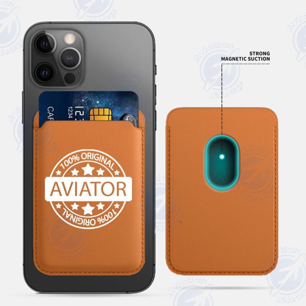 %100 Original Aviator iPhone Cases Magnetic Card Wallet on Sale